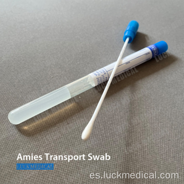 SwaB de transporte de espécimen de plástico